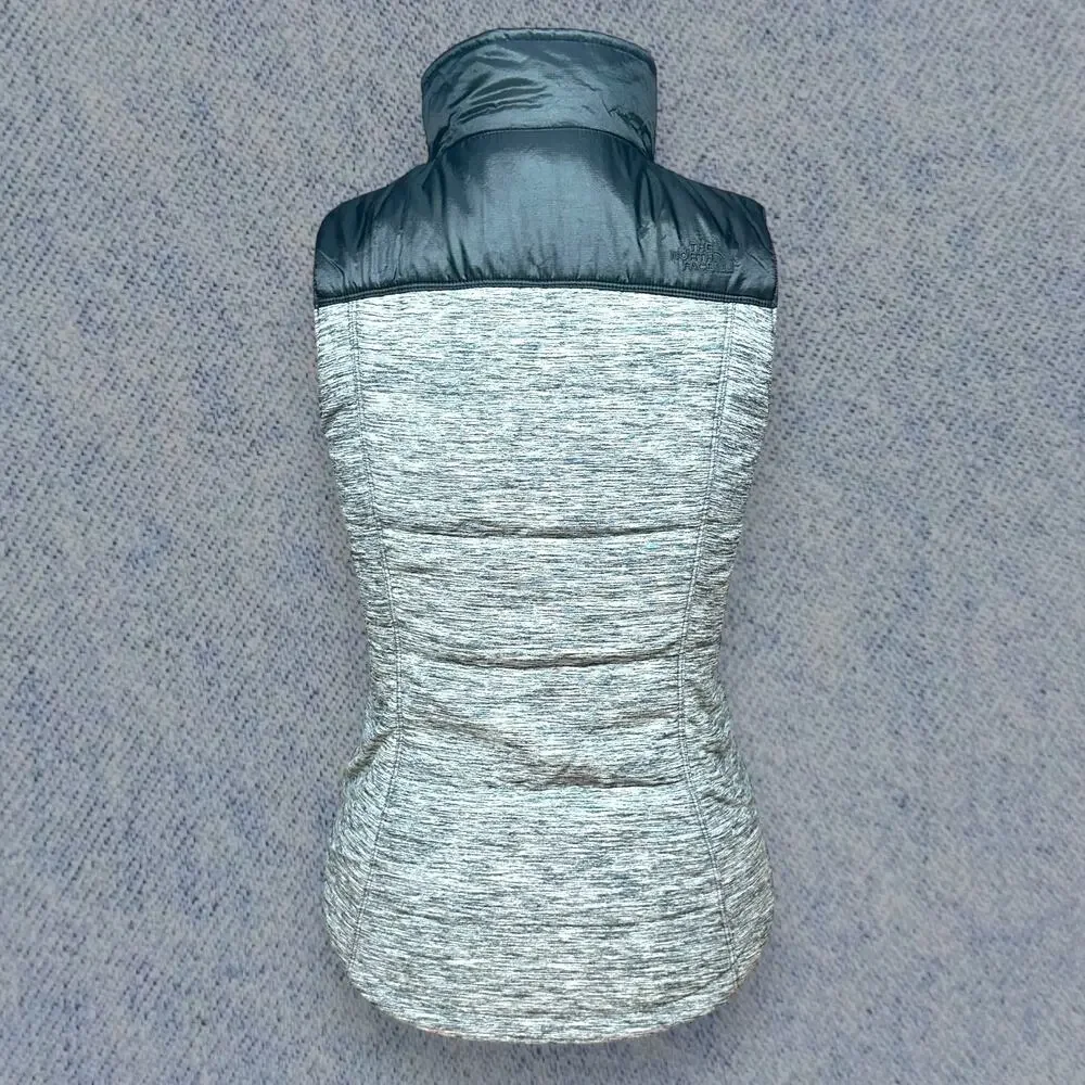 The North Face Women’s Grey and Black Insulated Vest - Zip-Up, Size Small - Picture 2 of 5